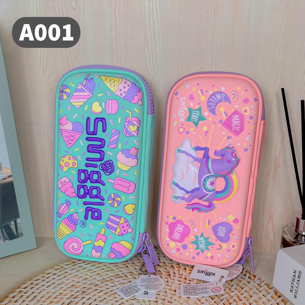 

A001 Smiggle Tempat Pensil Cantik Gambar Karakter Timbul/Tempat Pensil Lucu Anak Sekolah Cowok/Cewek