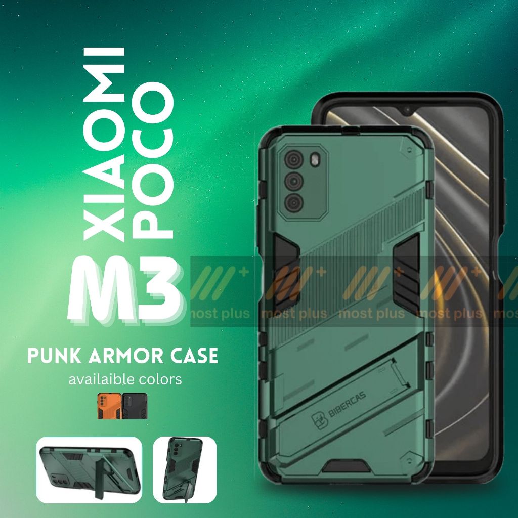 XIAOMI POCO M3 CASING PUNK ARMOR CASE COVER XIAOMI POCO M 3 PUNK ARMOR CASE