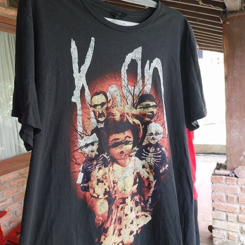 kaos band vintage korn 2006