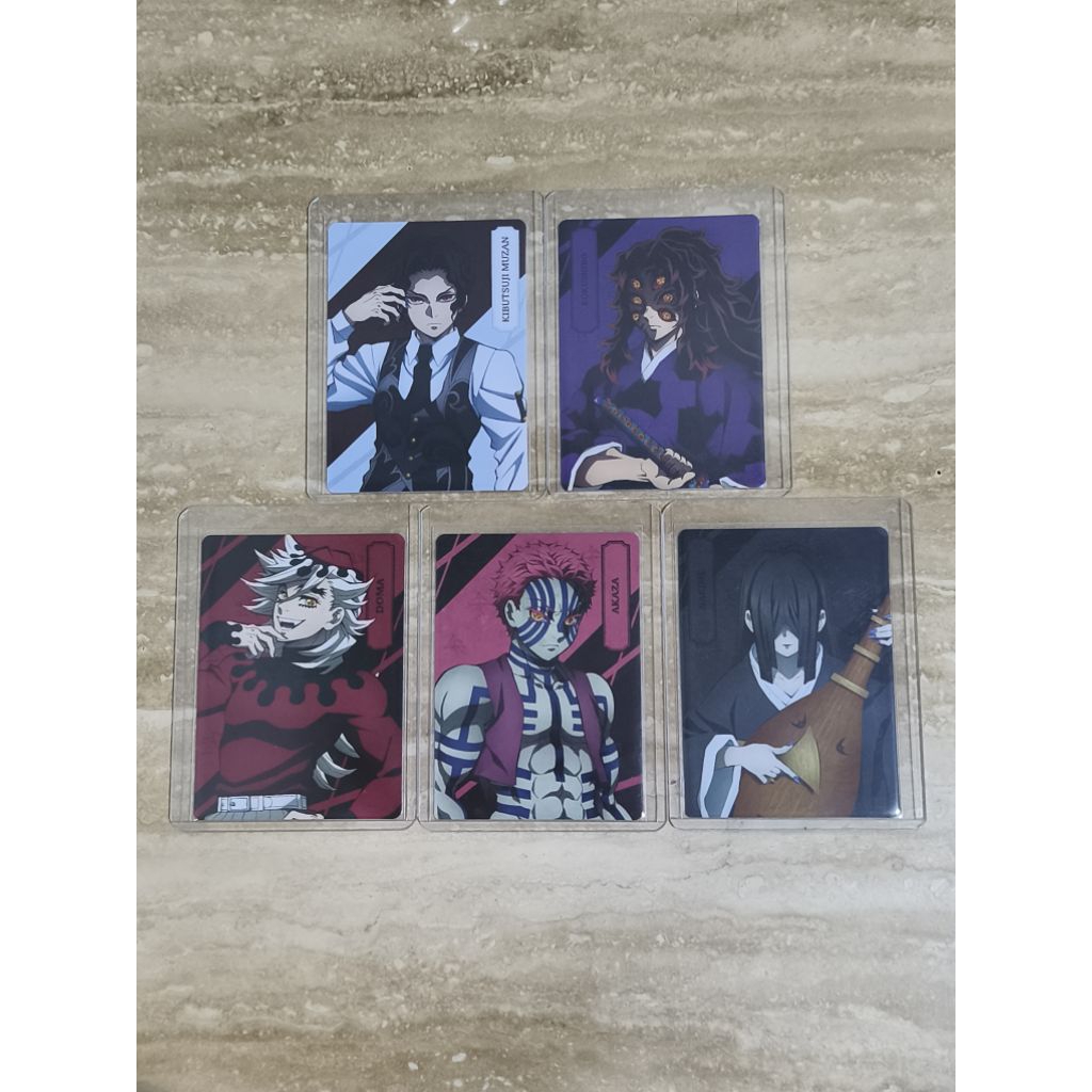Demon Slayer (Kimetsu No Yaiba) x Family Mart limited secret card for MUZAN KOKUSHIBO DOMA AKAZA NAK
