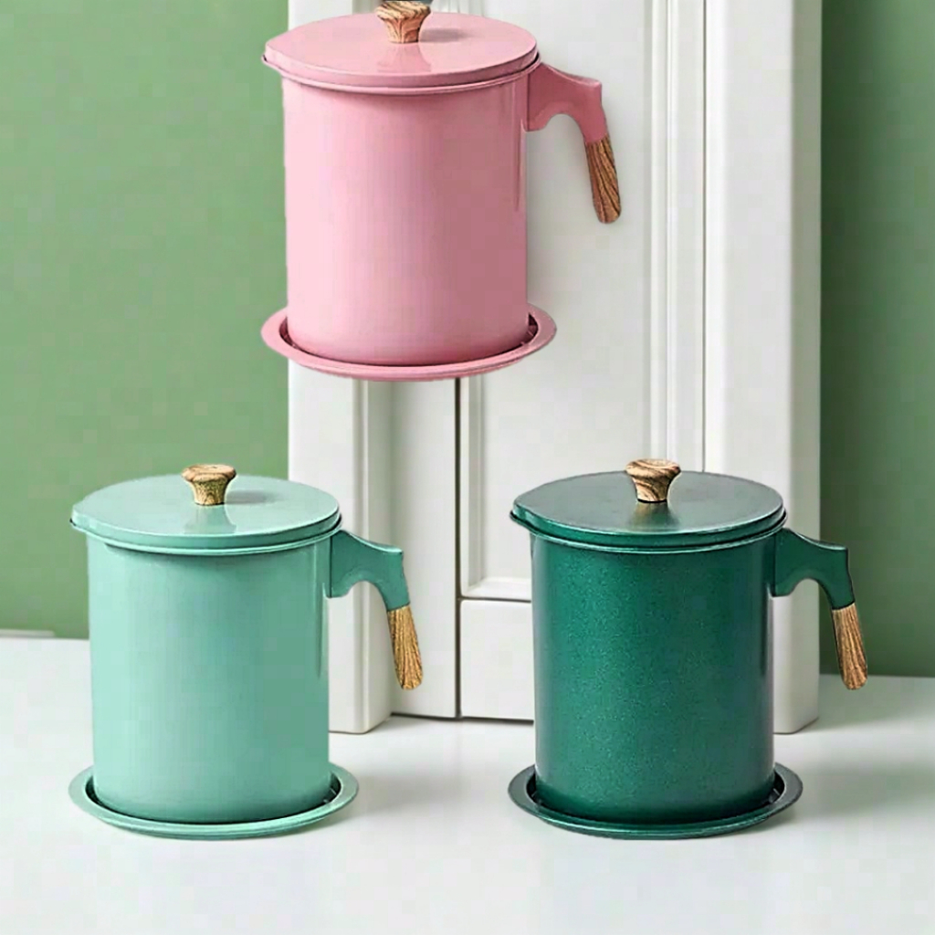 Oil Pot (Tempat Minyak) PINK TOSCA PUTIH