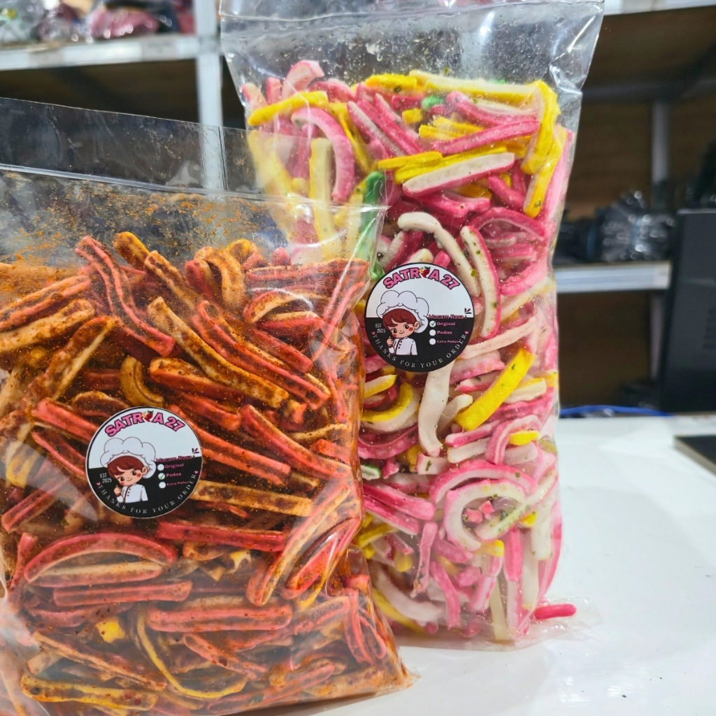 

seblak kerupuk jaat beton bantat renyah original pedas daun jeruk bumbu melimpah