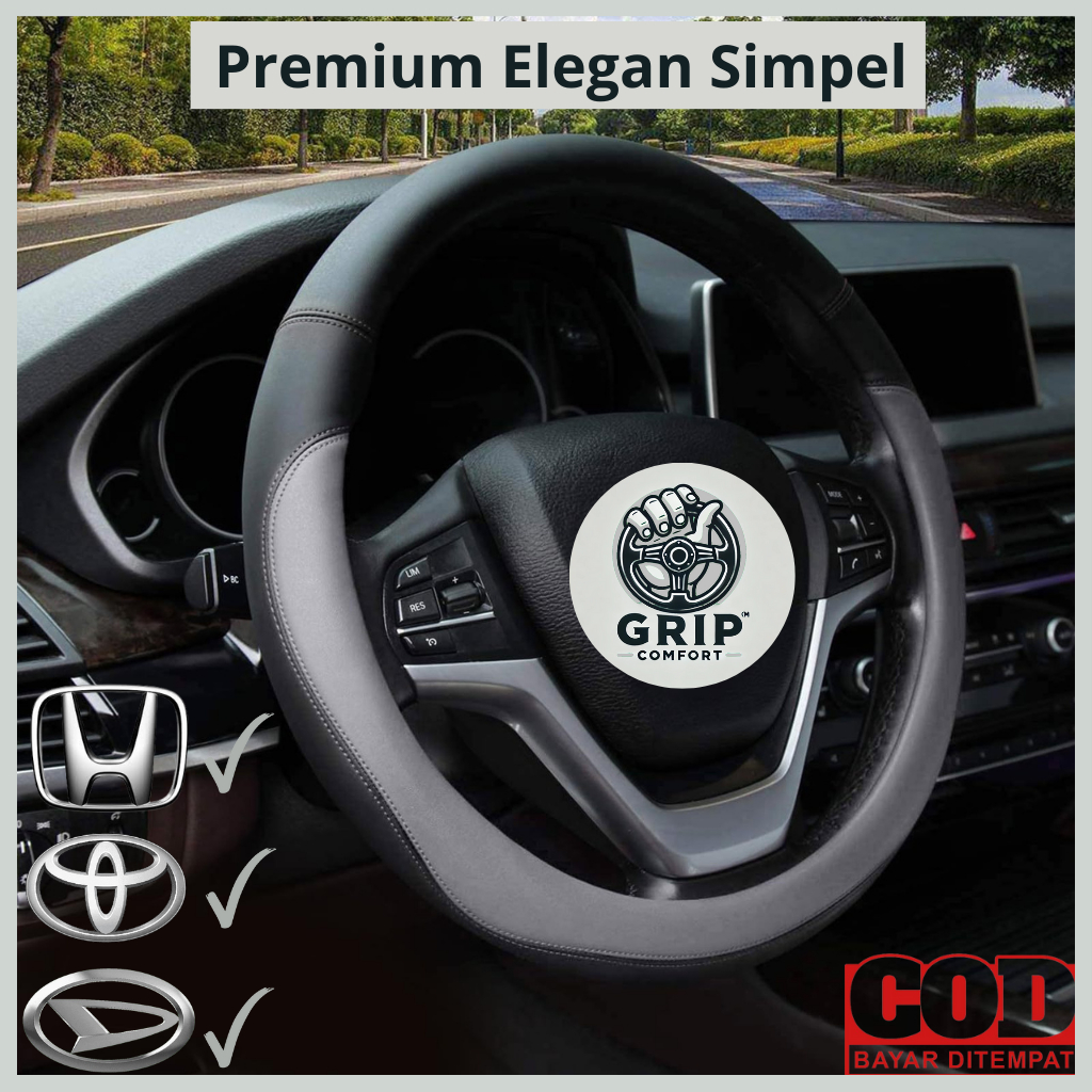 12079 hitam hitam cover stir mobil sarung stir mobil sarung setir cover stir mobil avanza cover seti