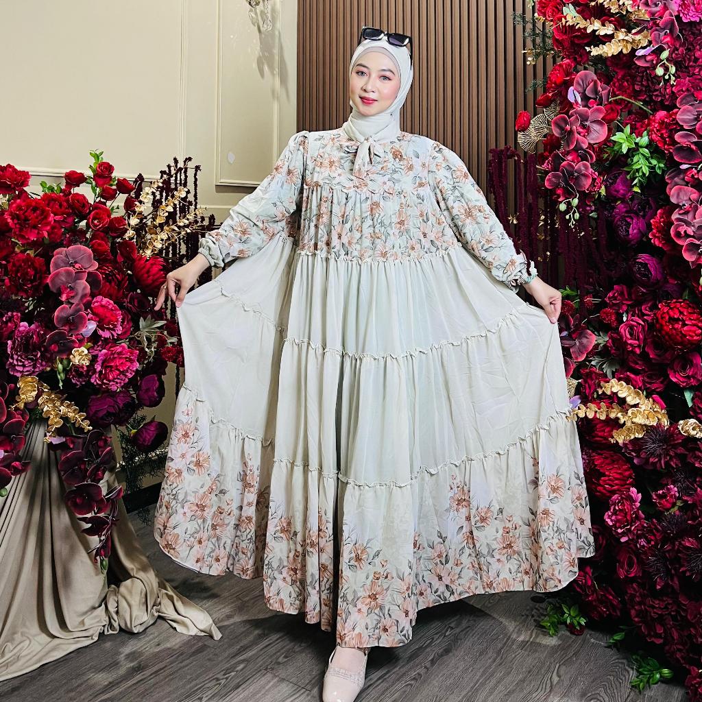 BEST SELLER HAWARI - SET HIJAB SABRINA GAMIS MUSLIM LEBARAN HARI RAYA 2025