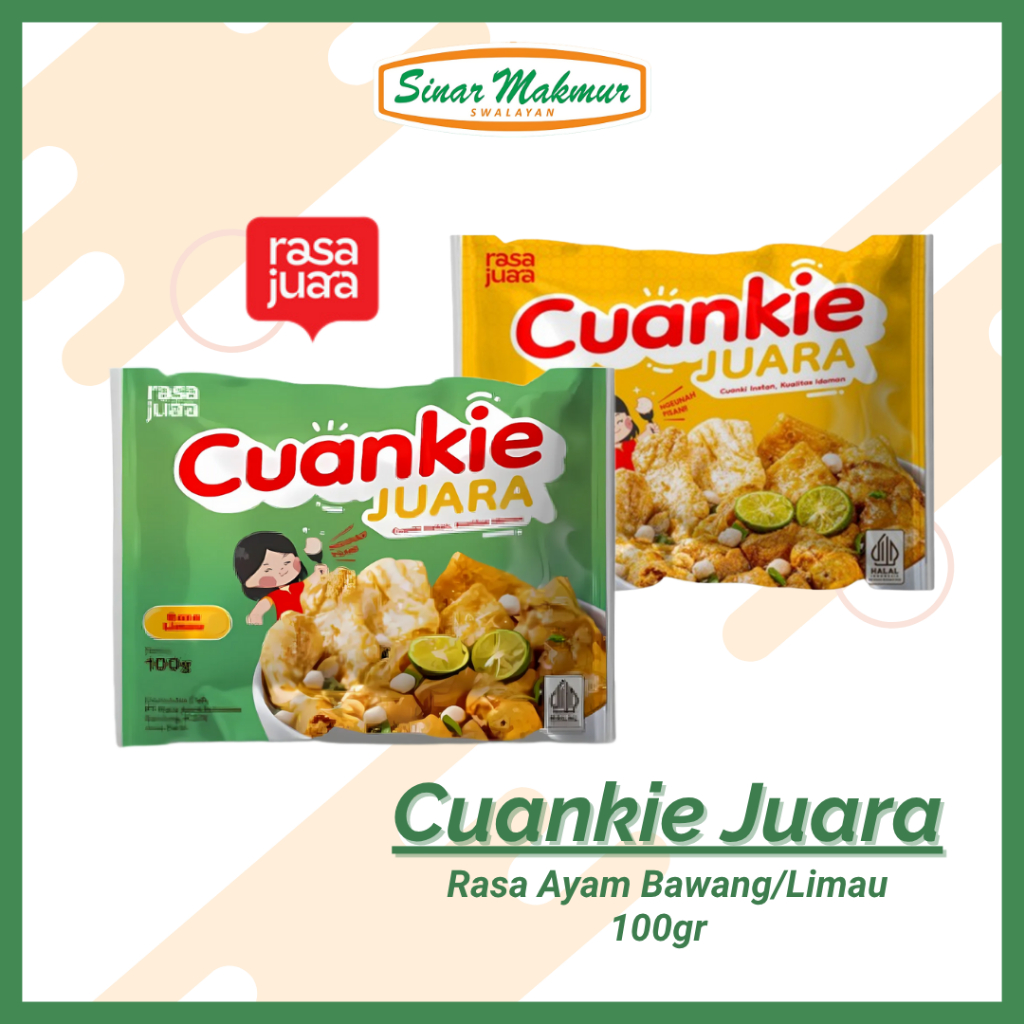 

Rasa Juara Cuanki Instan 1 Pcs 100gr All Varian Rasa
