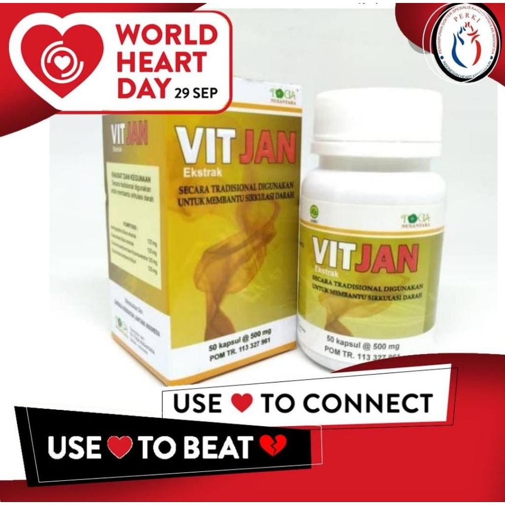 VITAJAN Vitamin Jantung, mencegah serangan jantung dan hiper tensi