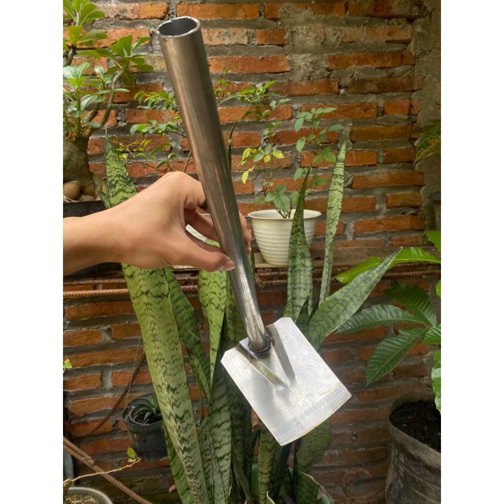 CANGKUL GAGANG PIPA BESI CANGKUL TANAH RUMPUT PANJANG 40 CM