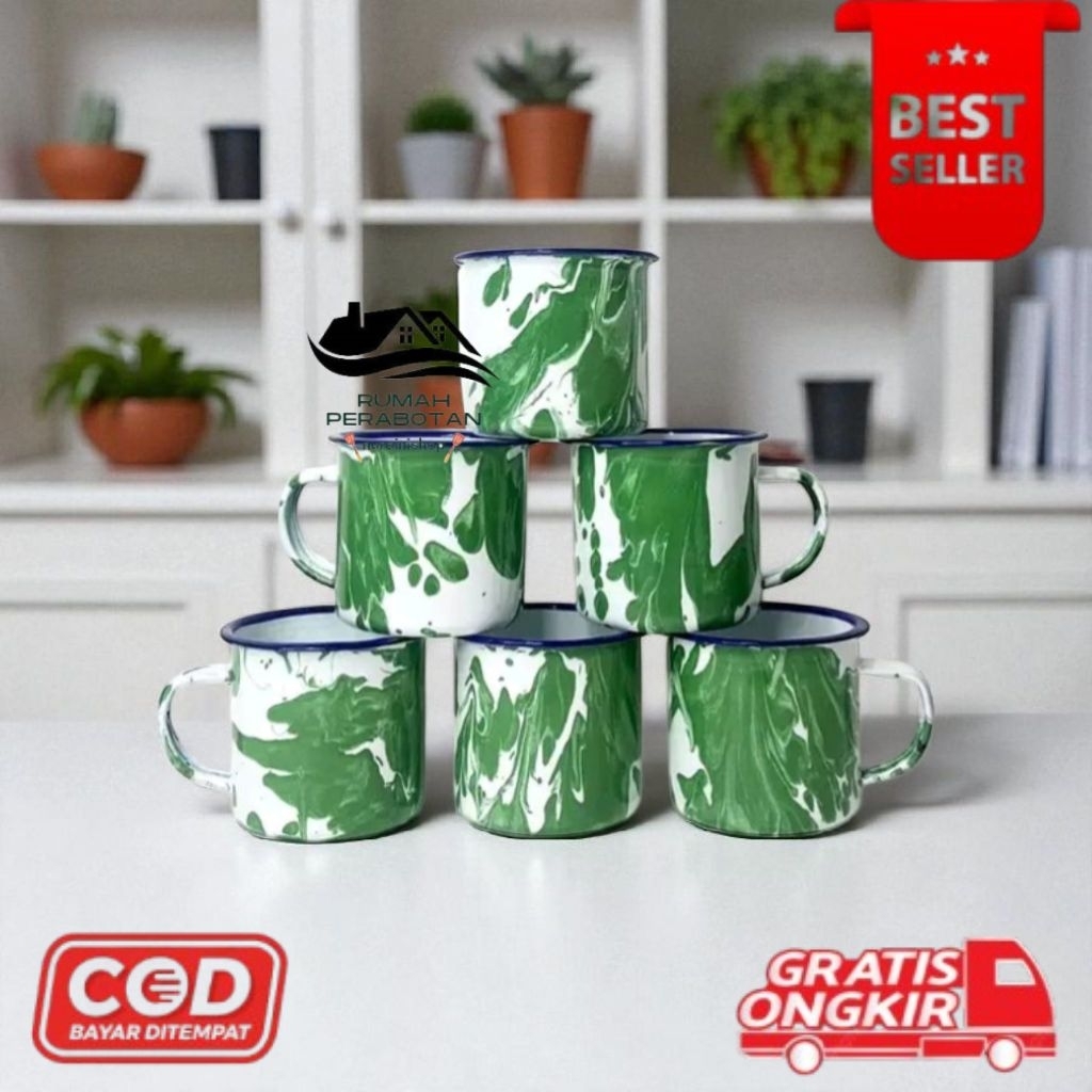 [RP] Paket hemat mug enamel blirik 7cm