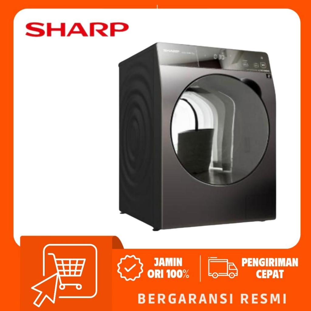 MESIN CUCI 1 TABUNG SHARP 10.5 KG FRONT LOADING ES-FL1410DPX