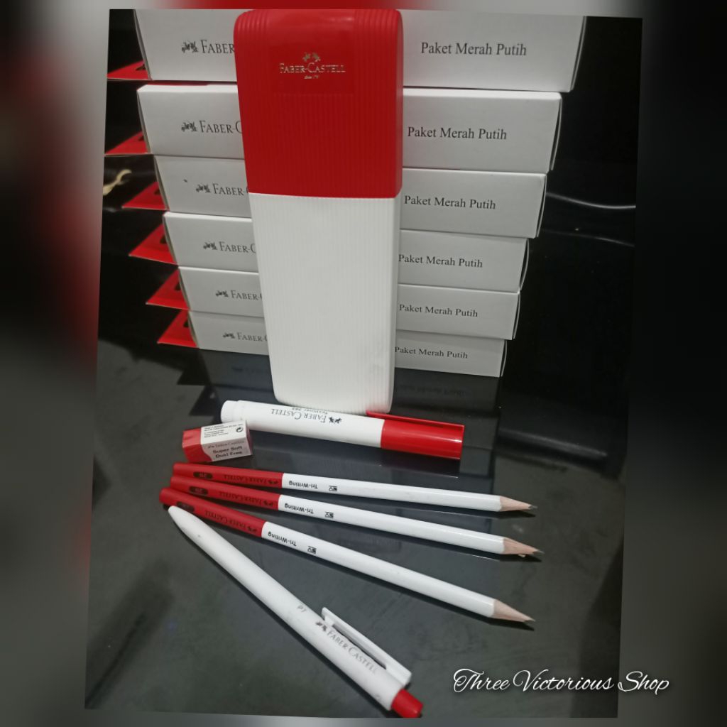 

Original Faber Castell Paket Merah Putih