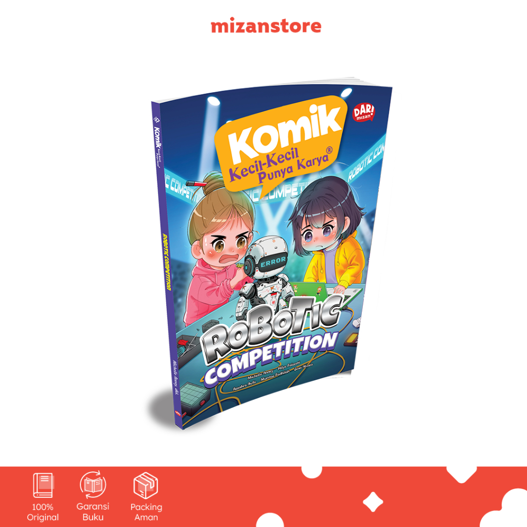[Mizan Surabaya] Buku Anak Komik KKPK: Robotic Competition| Komik Persahabatan Karya Penulis Cilik