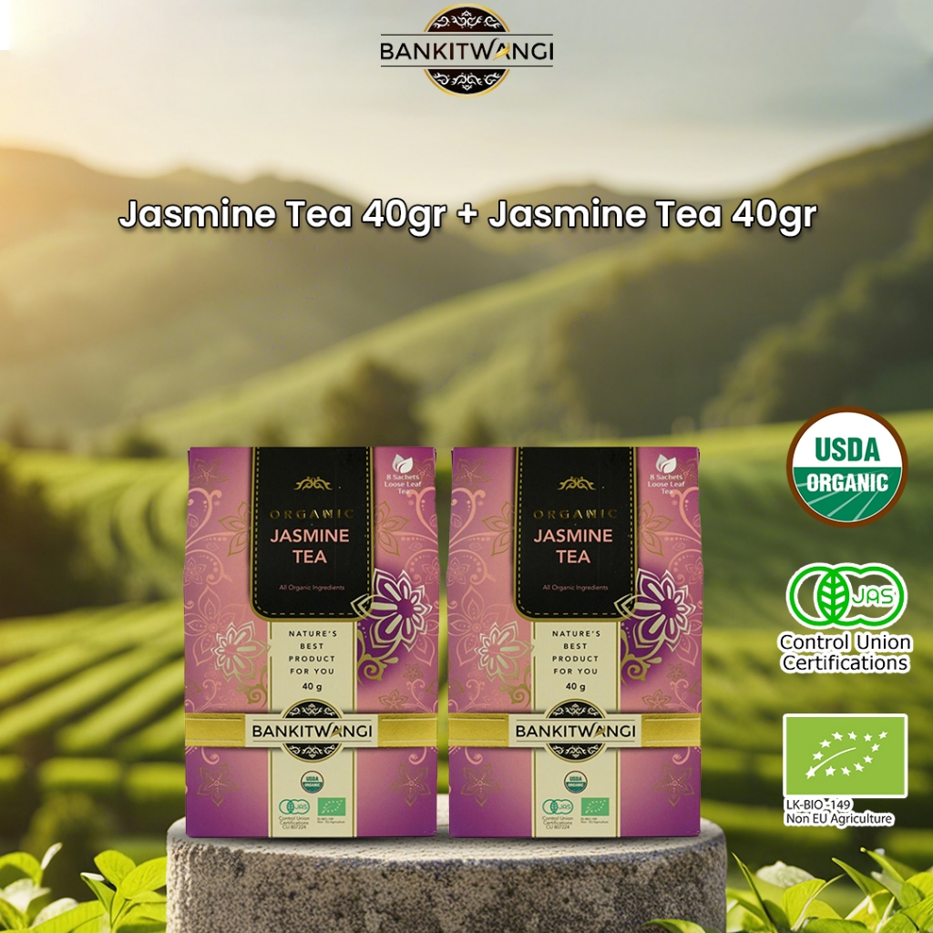 

Paket Hemat 2 Bankitwangi Jasmine tea 40gr + Jasmine Tea 40gr