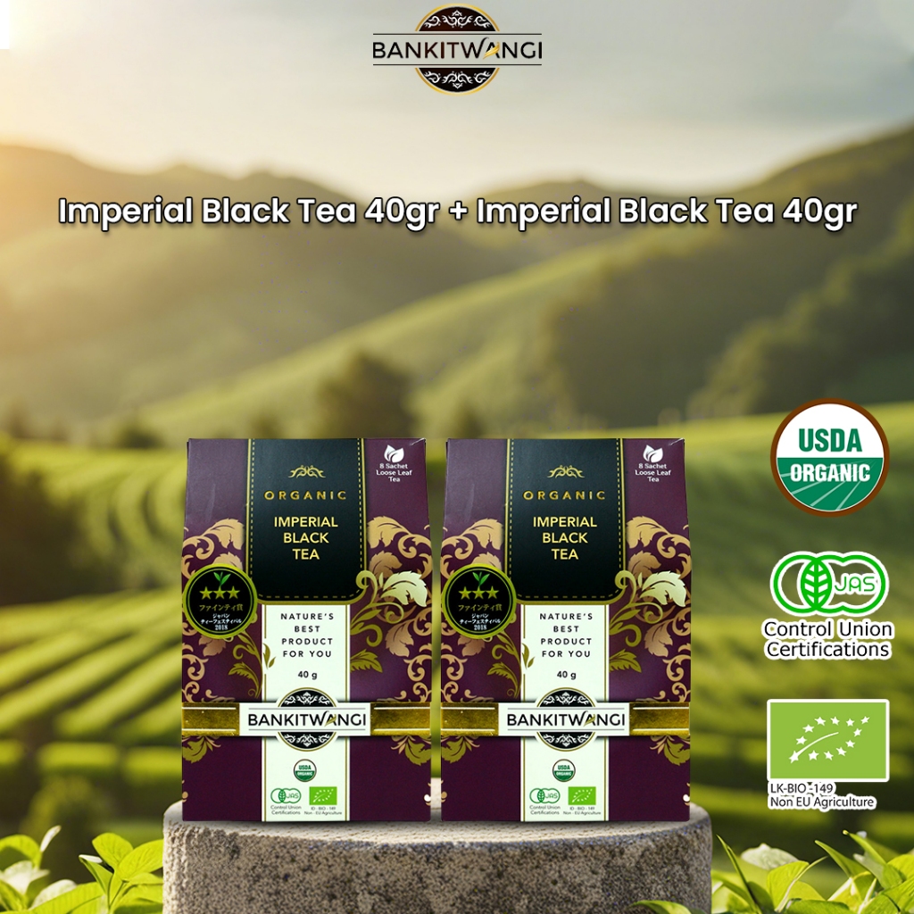

Paket Hemat Bankitwangi Imperial Black Tea 40gr + Imperial Black Tea 40gr