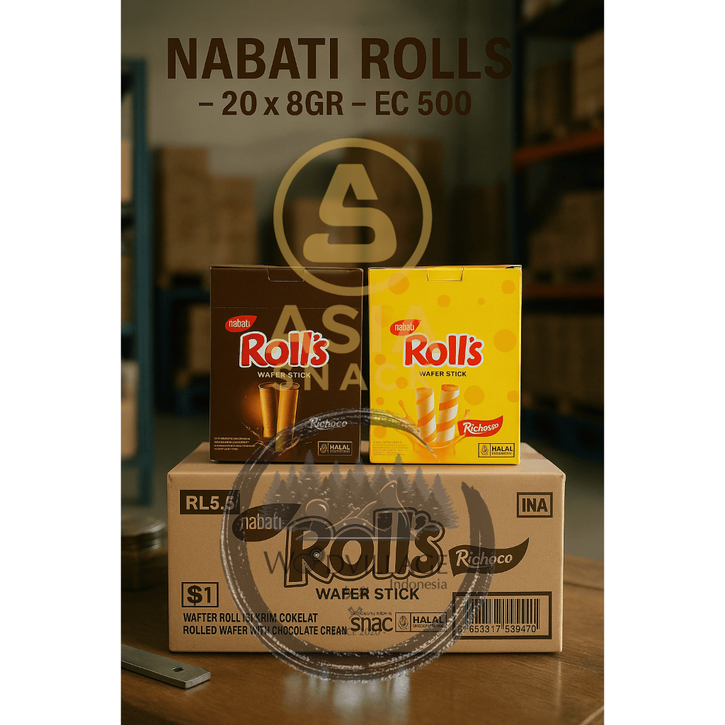 

Nabati Rolls Wafer Stick - 20 x 8GR EC 500