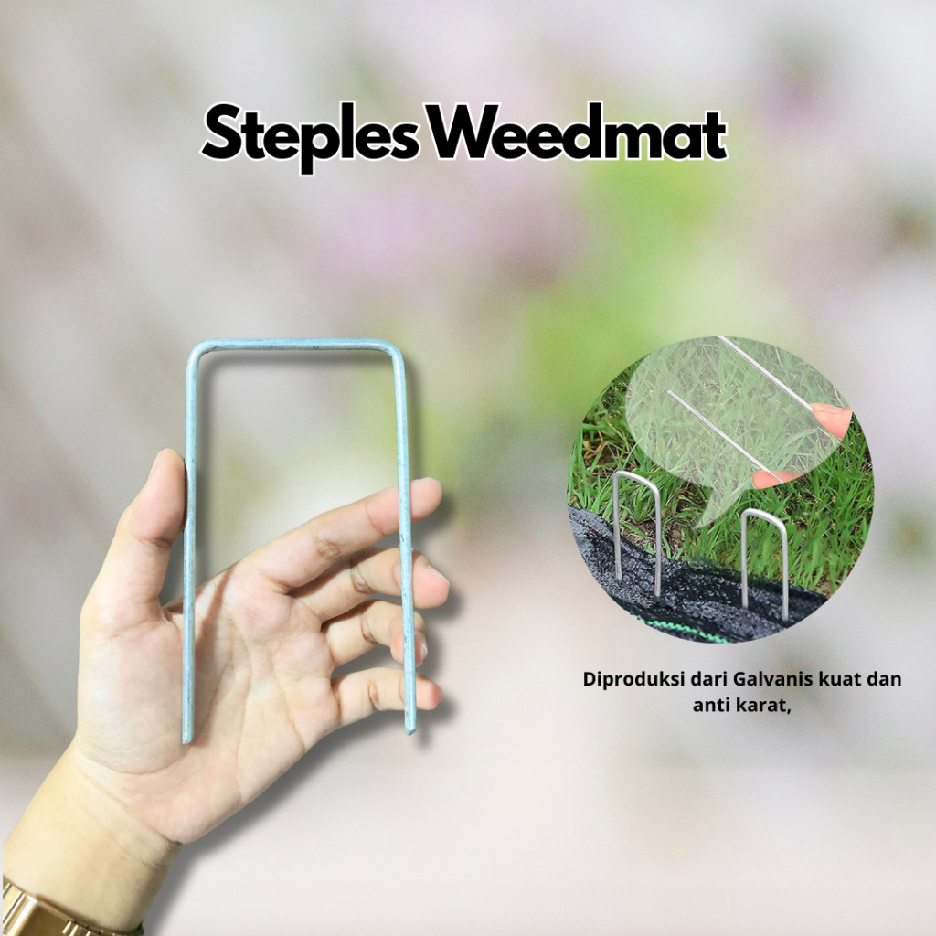Steples Weedmat Easygrow-Steples Penjepit Weedmat-Stapples Weedmat Galvaniezed