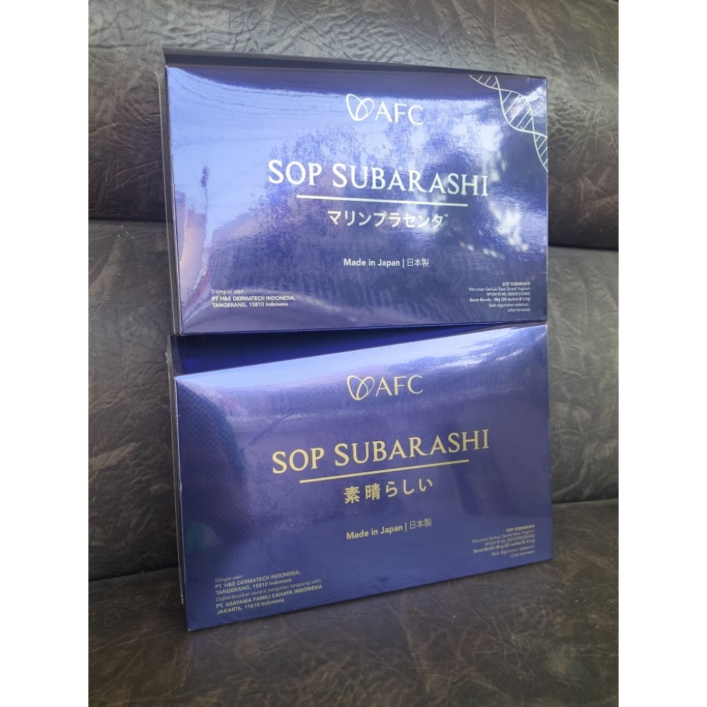 

1 Box Subarashi & 1 Box Subarashi Gold Exp 2028 AFC Original Japan