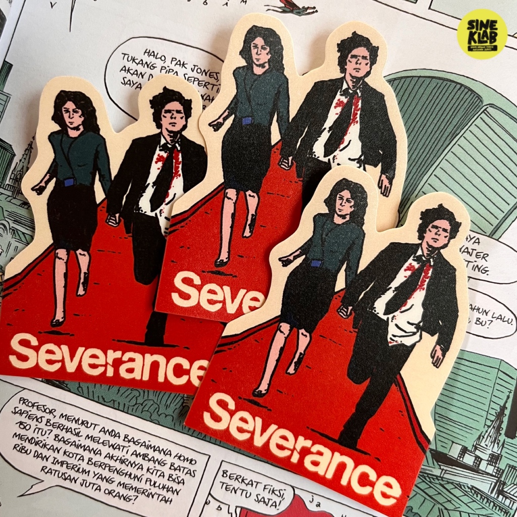 

sineklab - Sticker SEVERANCE - Edisi Sticker Film / Movie / Cinema / Series / Sticker Laptop