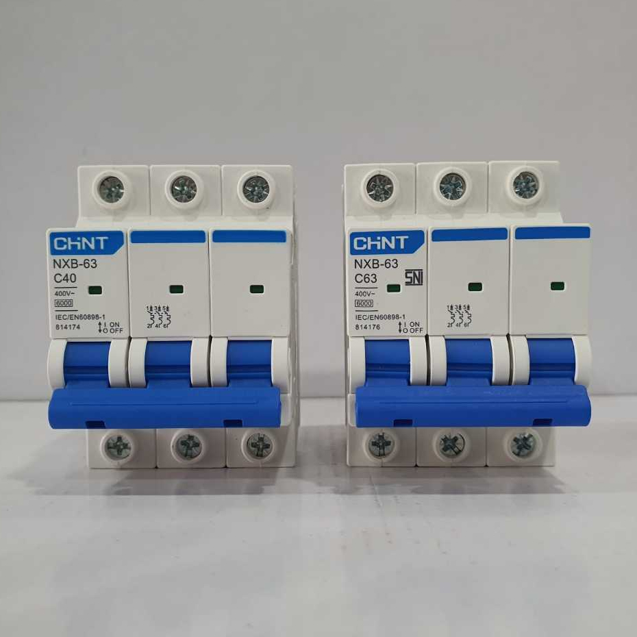 Chint NXB-63 MCB Listrik 3 Phase 6kA 40, 63 Ampere