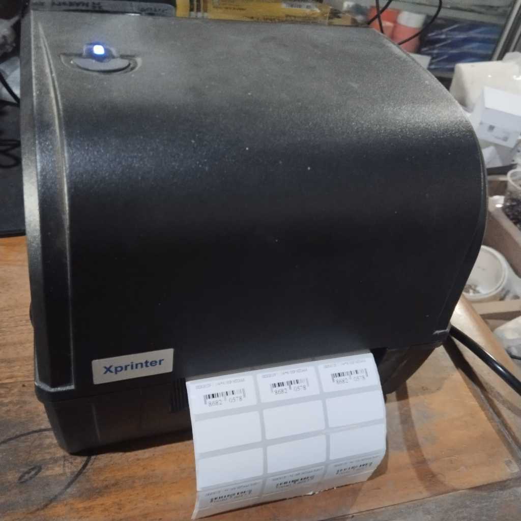 xprinter xp-tt426B bekas + kabel + cd Printer + box Barcode Label Bluetooth TT426B TT426