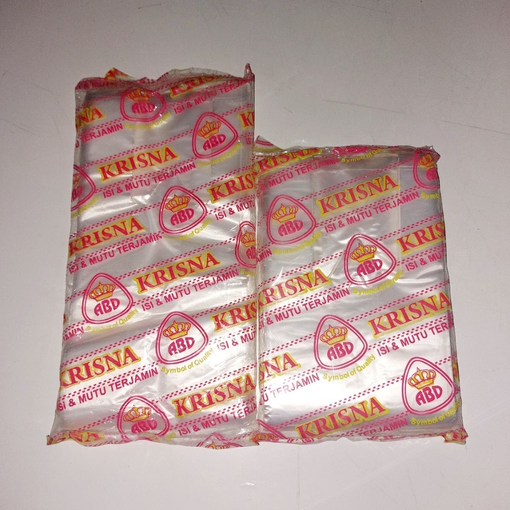 Krisna Kantong Plastik Kresek Bening Minuman Cup