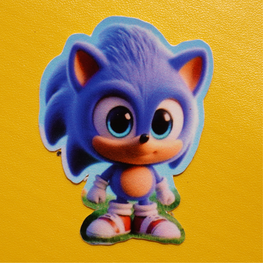 

Sonic the hedgehog stiker die cut satuan