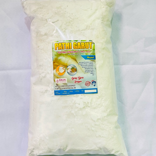 

Tepung garut 100% original 1kg (1000 g)
