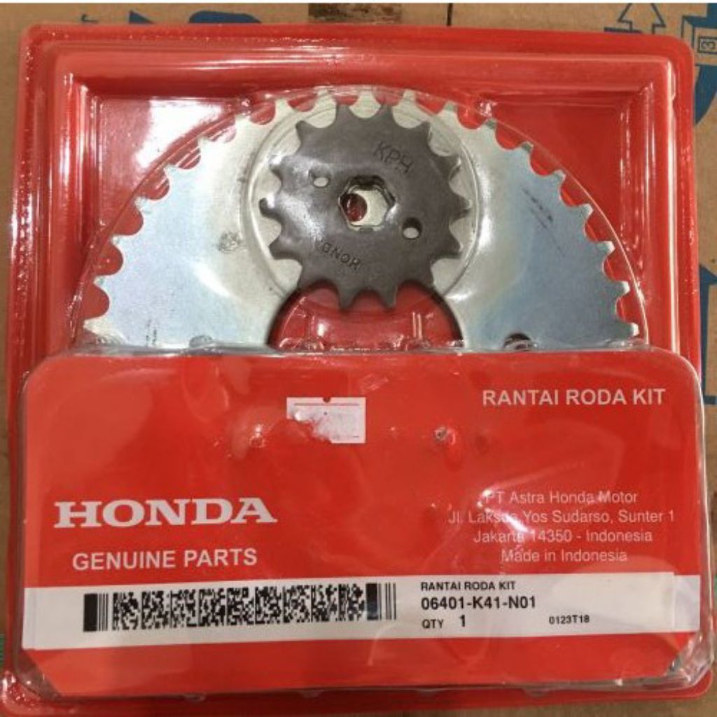 GEAR SET ORIGINAL SUPRA X 125 FI BLADE 125 FI 06401K41N01