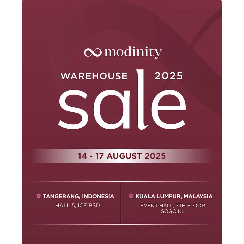 NEW MODINITY SALE Yoga Mat BenangJarum Bimu Brooch Nada Fis Knit Beauty Pants BJ Warehouse Clutch Sm