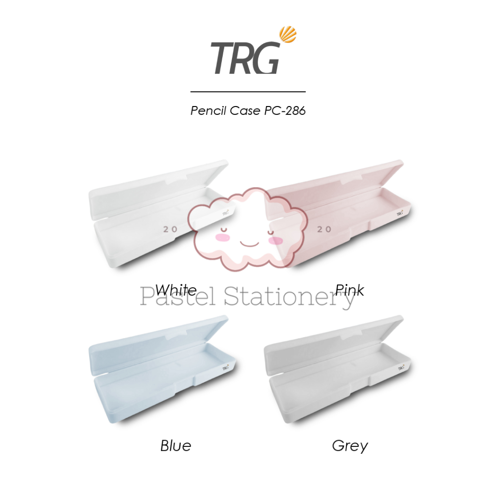 

TRG Soft Plastic Pastel Color Pencil Case PC-286 - Tempat Kotak Pensil Tahan Air Alat Tulis Plastik PP TRG