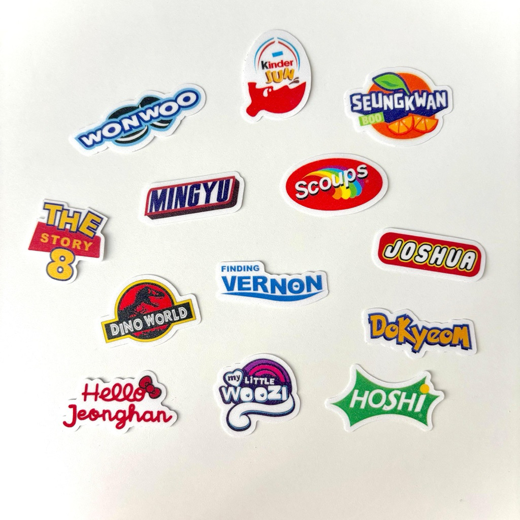 

Seventeen Snacktoon Glitter Stickers