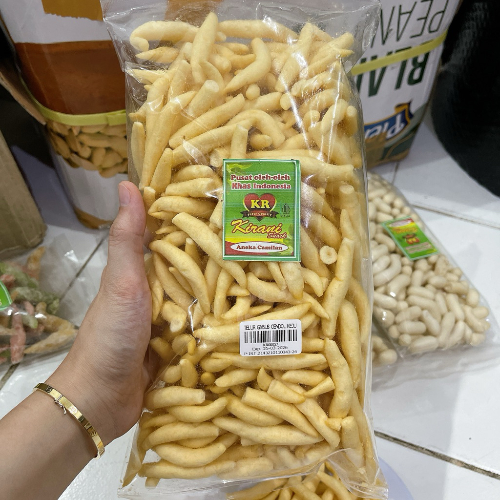 

Cemilan Snack Telur Gabus Rasa Keju