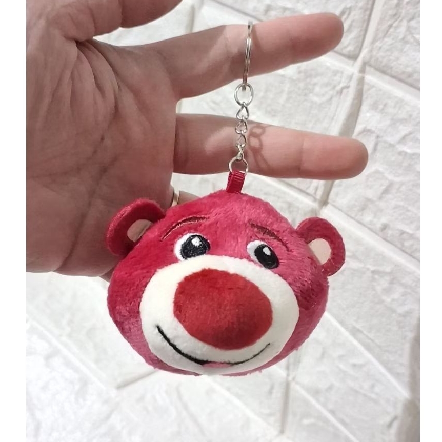 gantungan kunci boneka kepala lotso ganci boneka lotso karakter disney toy story