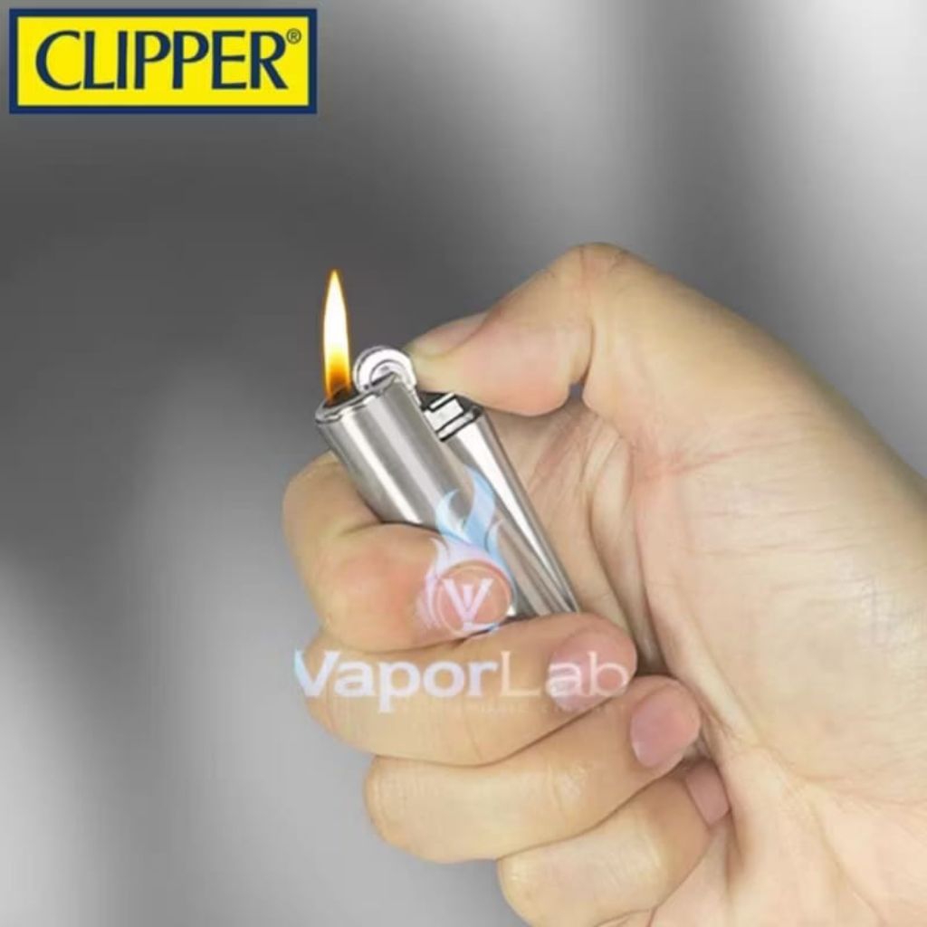 korek api clipper metal besi original import China Refill gas Lighter