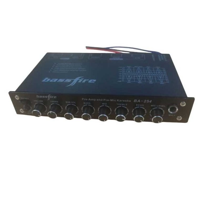 PRE -AMP AND PRE-MIC KARAOKE / 5 BAND PARAMETRIC PRE -AMP  BA - PWR