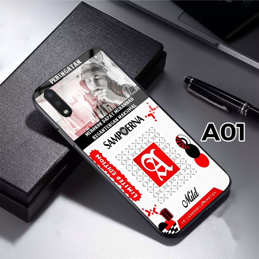 Case SAMSUNG A01 - Casing SAMSUNG A01 Terbaru 2025 CHICOCASE Motif BRAND ROKOK Silikon Hp SAMSUNG A0