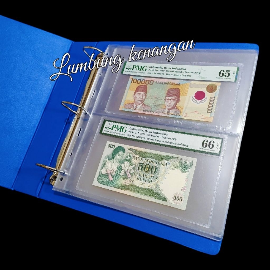 Album uang kertas PMG, Album Pmg Refil Bening Mingt