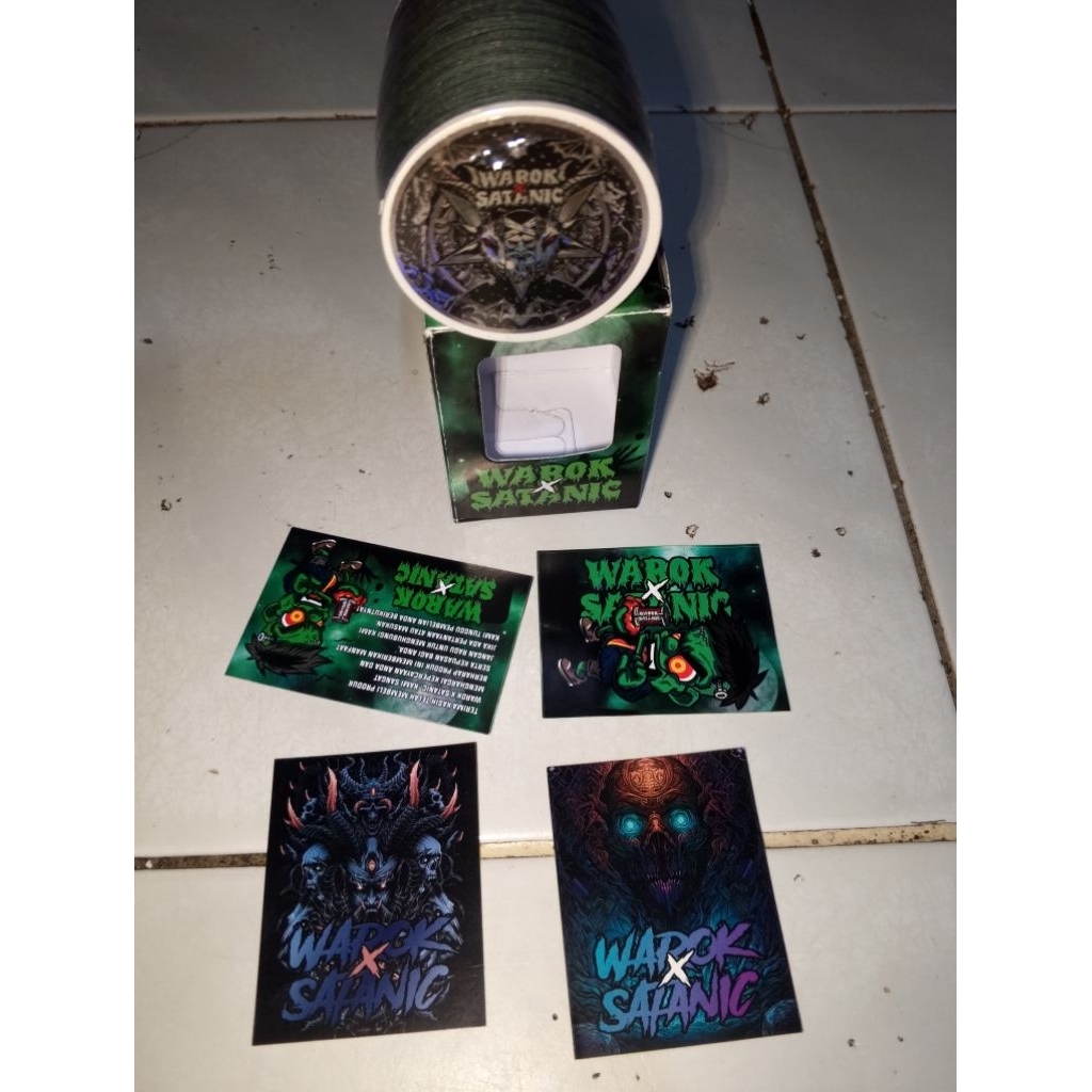 Benang Senar Gelasan Warok Satanic