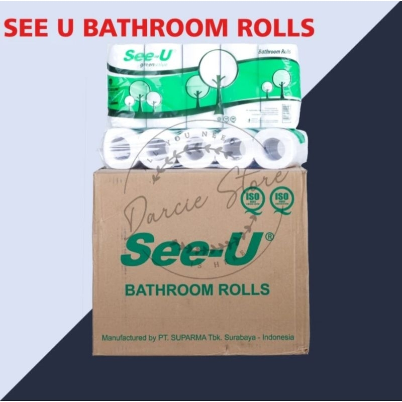 Tissue toilet gulung see u 1 dus| see u bathroom| tissue wc 100 roll