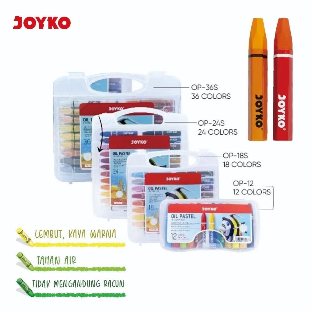 

Crayon Joyko | Oil Pastel Joyko | Krayon Minyak