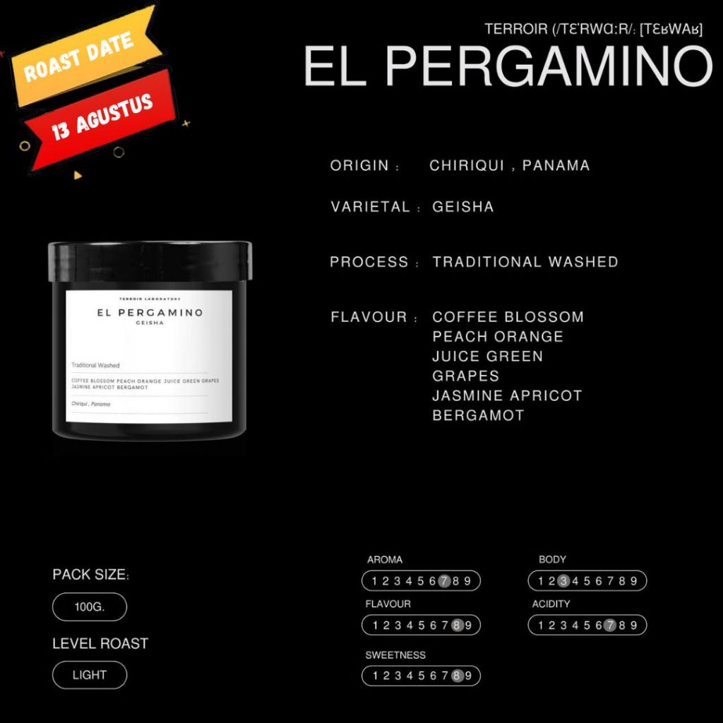 

El Pergamino – Panama Geisha