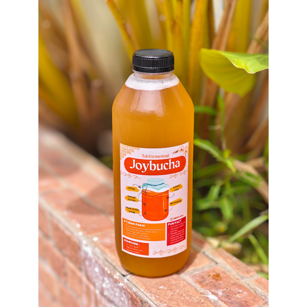 

(Dikirim 19 September) Kombucha - Teh Fermentasi 1000ml by Joybucha