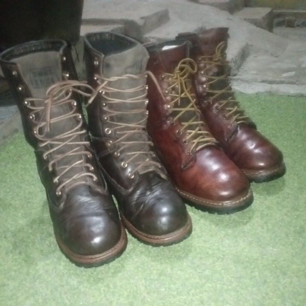 sepatu logger boots original leather sz42