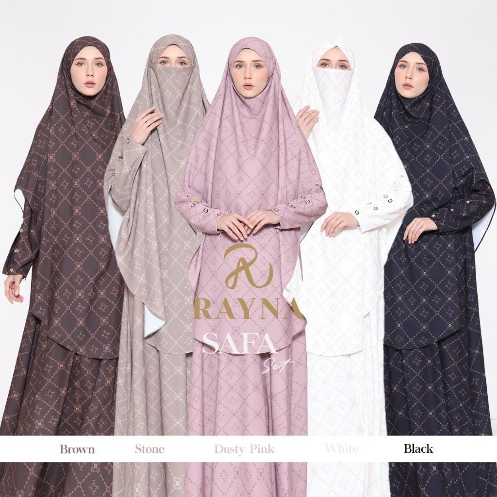 Safa set syari french khimar original Rayna