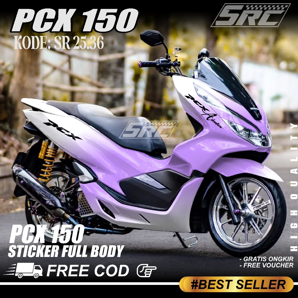 COD Sticker Decal Full Body Honda PCX 150 2017 2018 2019 2020 2021 Sticker Full Body PCX 150 Adventu