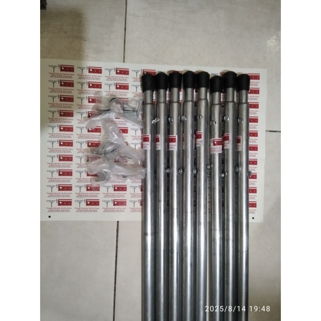 Tiang antena tv 3 meter besi galvanis