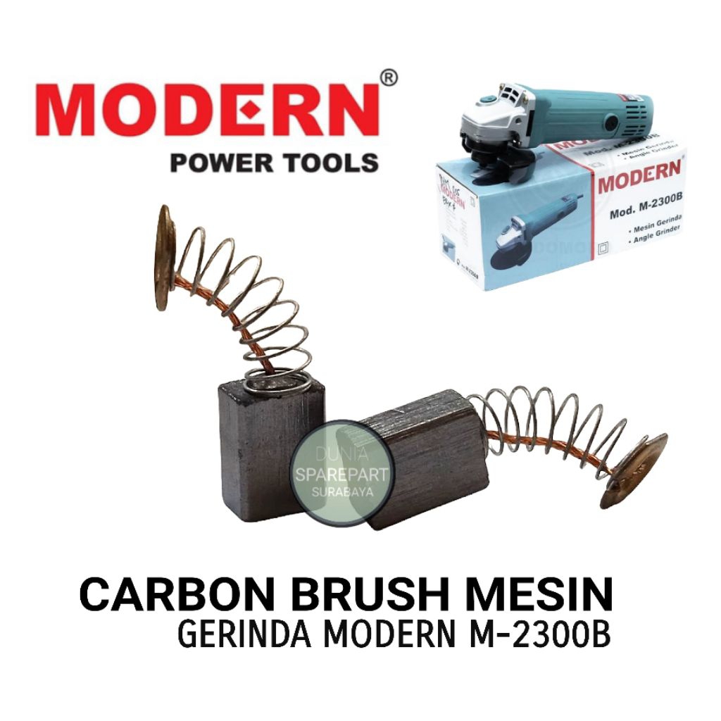 Carbon brush mesin gerinda modern type M-2300B