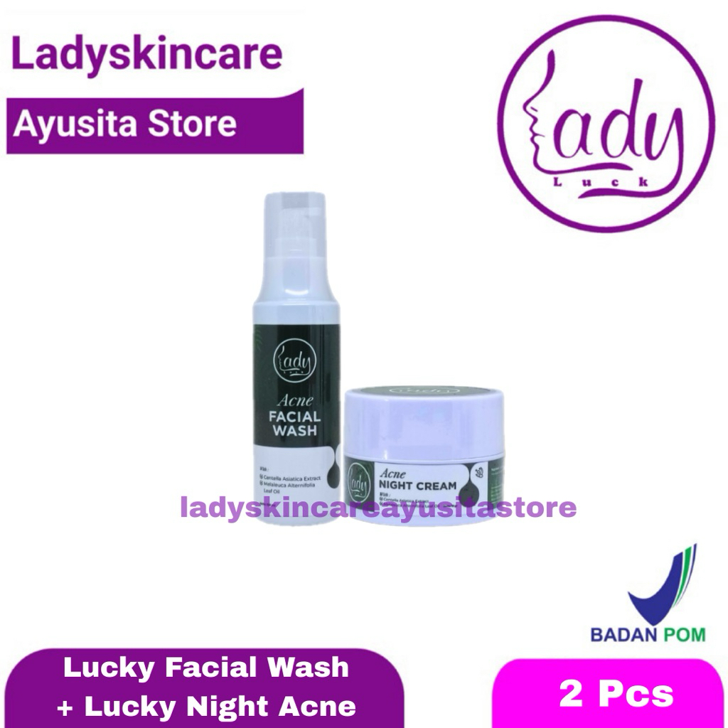 LADY Facial Wash + LADY Ecer Night Pink Ladyskincare Lady Cream Ladyskincaree Lady Beauty Skincare 1