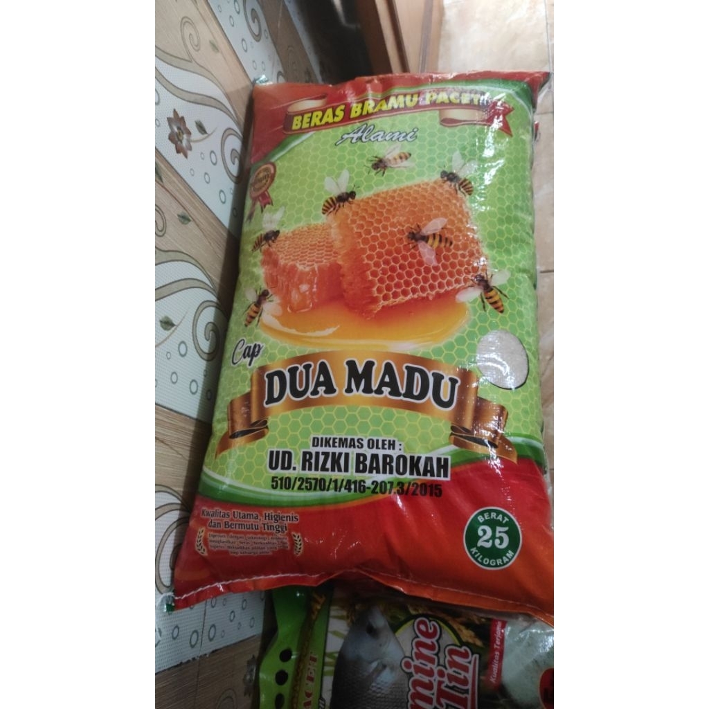

beras bramu Pacet 25kg cap 2 madu
