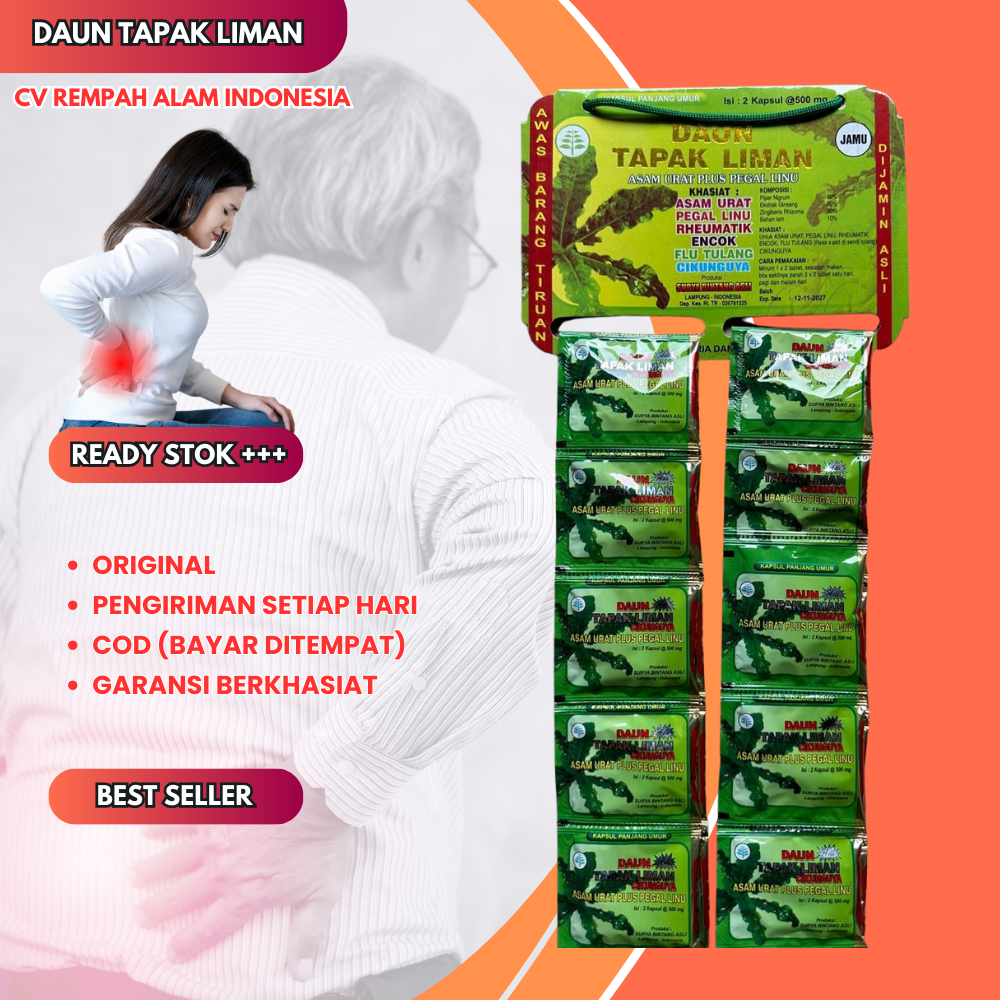

Kapsul Daun Tapak Liman Original 20 Sachet