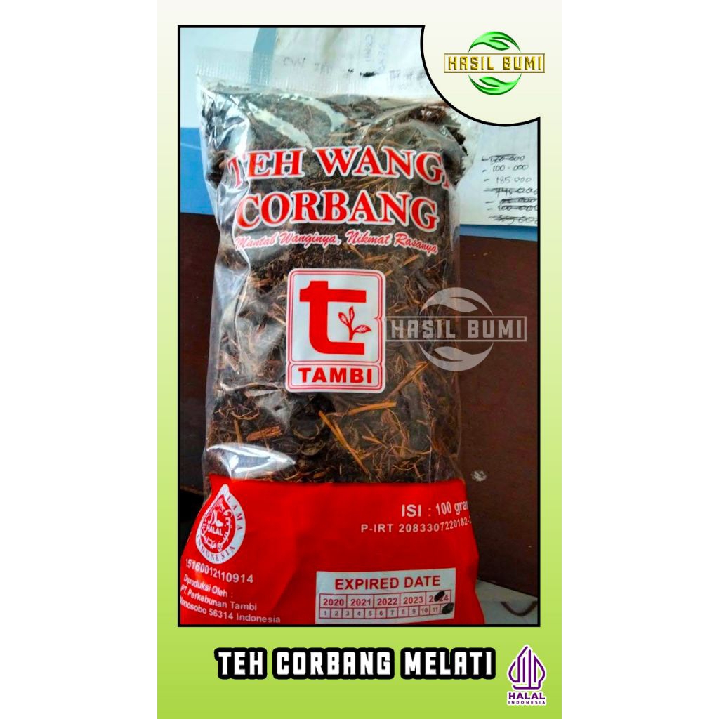 

Teh corbang | 100 gr | teh organik | teh premium | jasmine tea